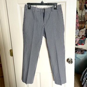 Gingham Cigarette Pants